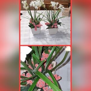 Elegant White and Pink Floral  Arrangement